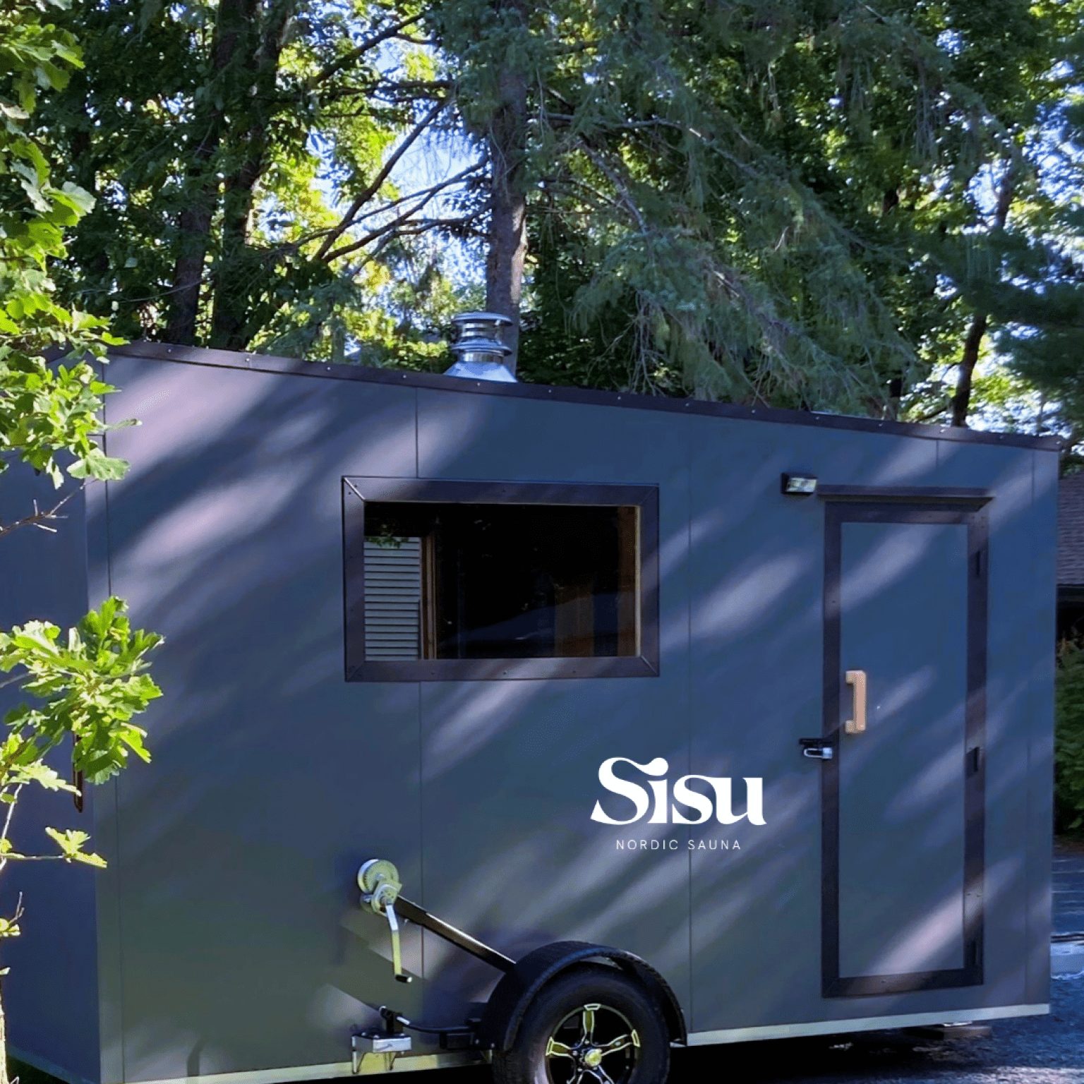 Front of Mobile Sauna