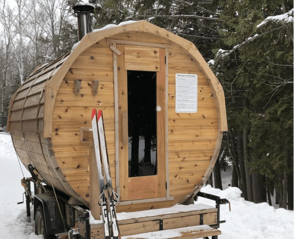 barrel sauna rental in canada