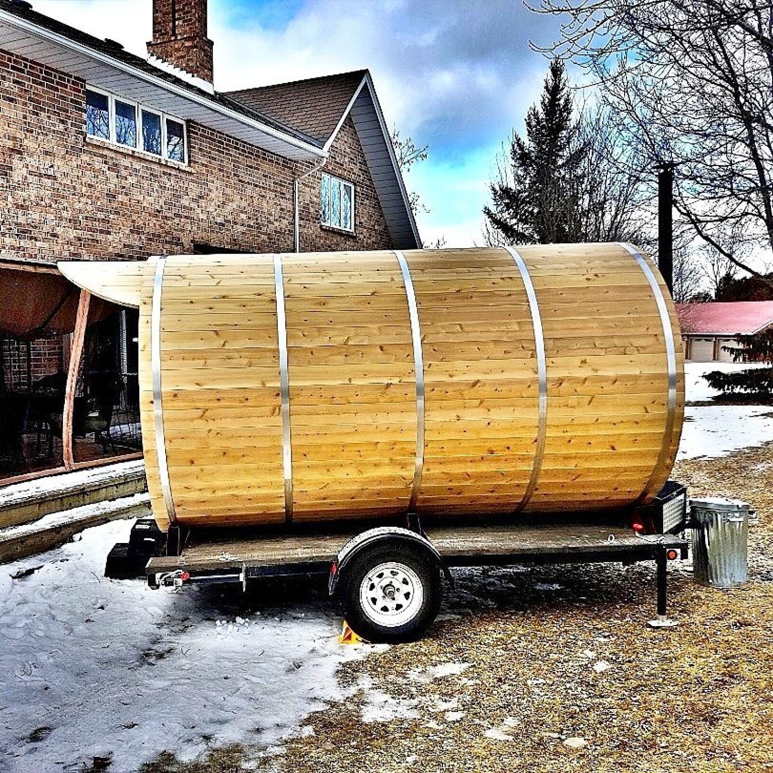 mobile sauna in ontario from casas de sauna