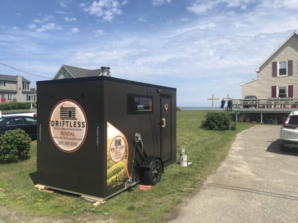 custom mobile sauna in maine