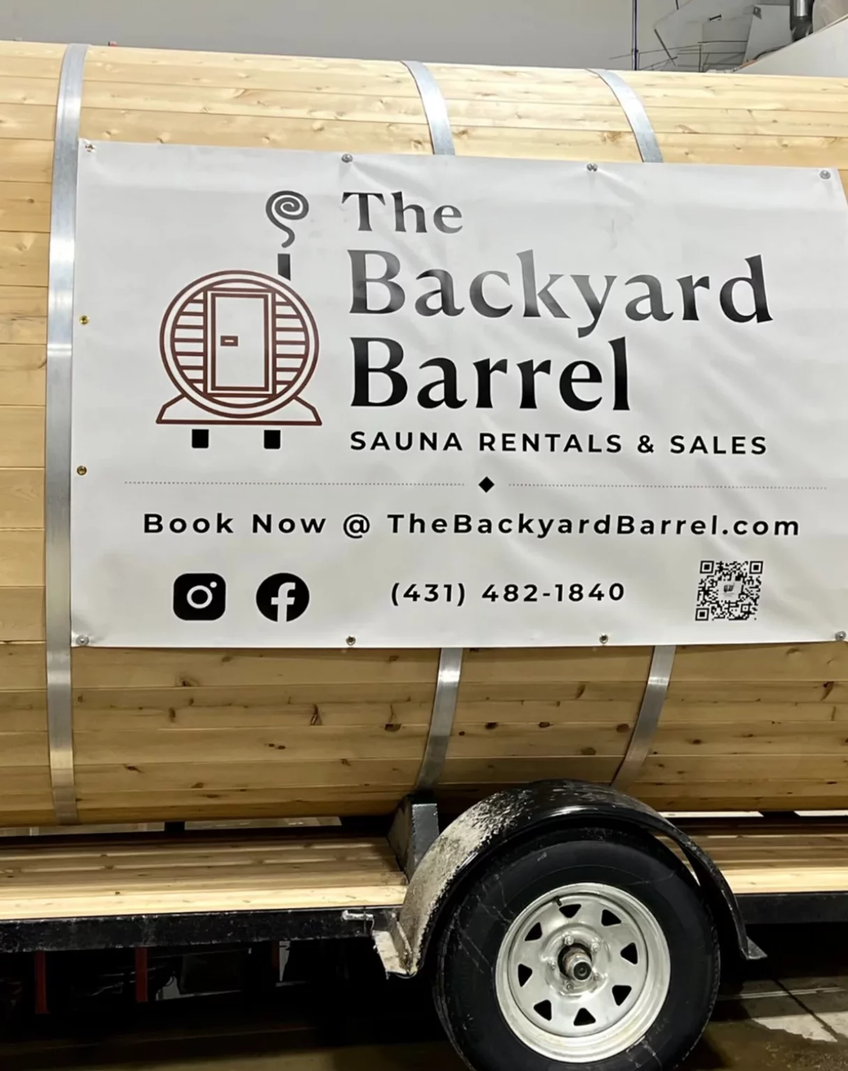 winnipeg barrel sauna rental