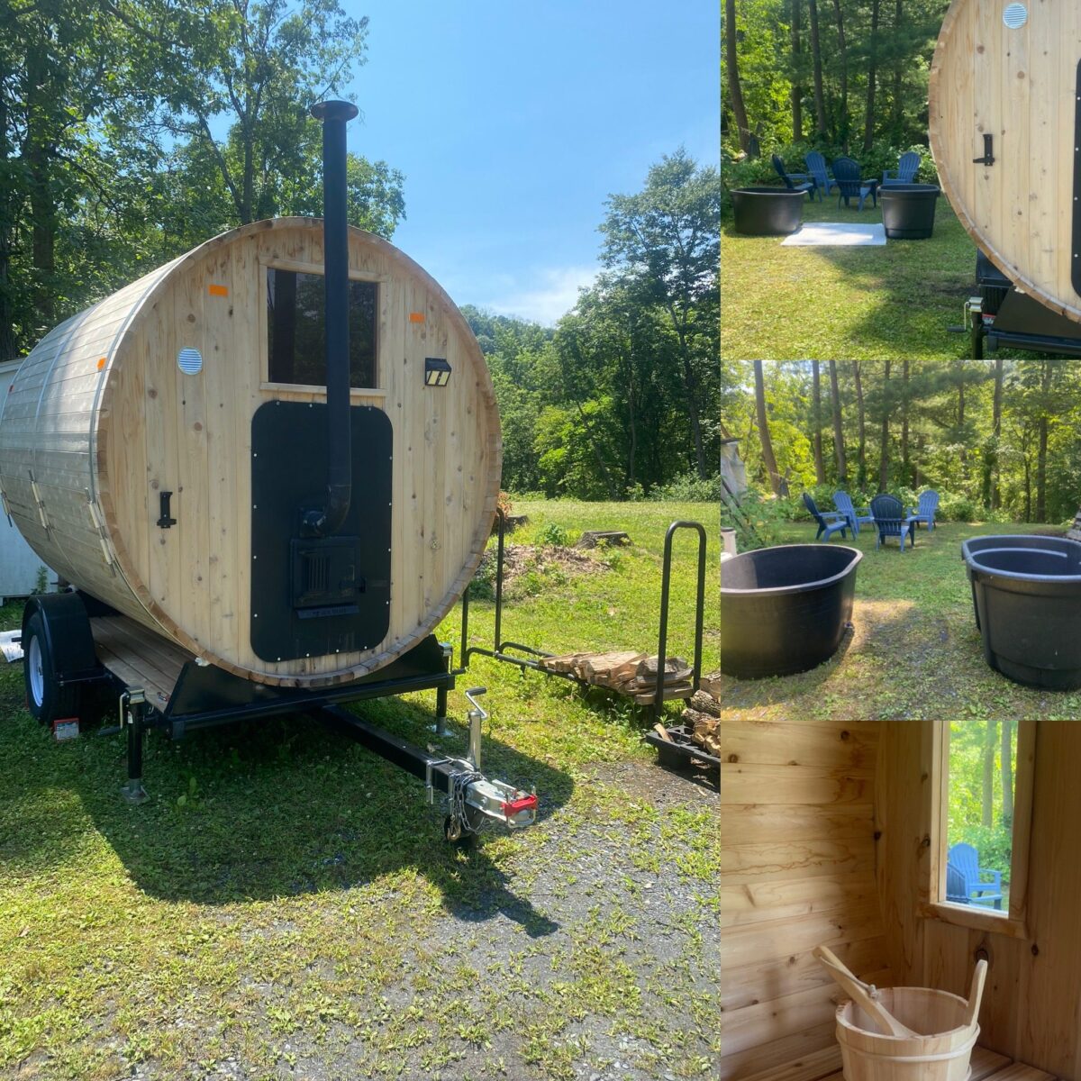 Uforia Mobile Sauna, in the mountains of Pennsylvania