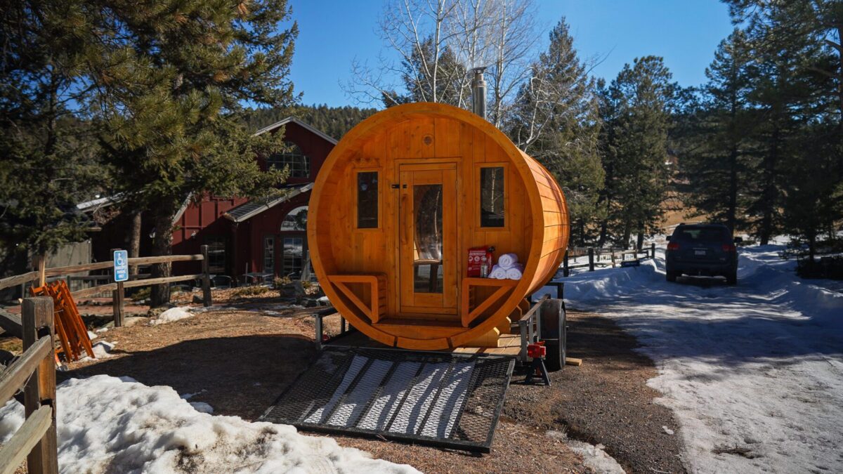 Private Mobile Sauna For Rent Denver
