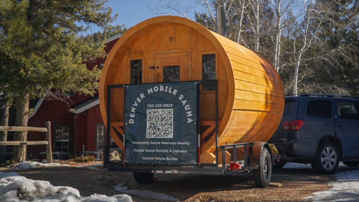 Private Mobile Sauna For Rent Denver
