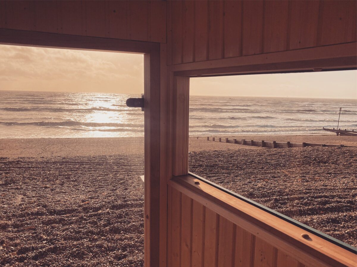 FireSaltSea fire salt sauna on the beach