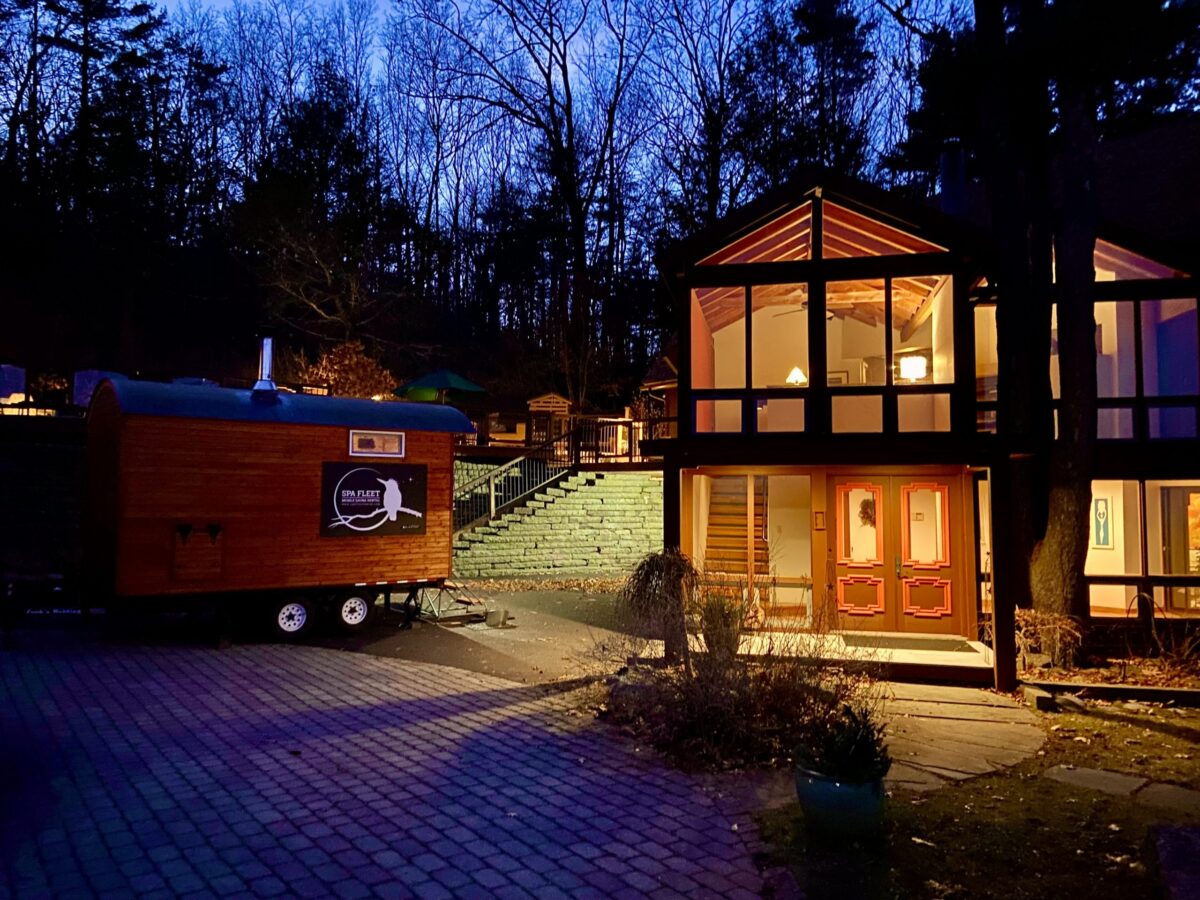 spa fleet sauna rental at a vacation rental