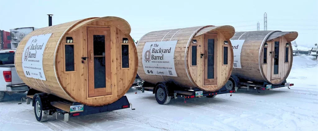mobile sauna deliveries