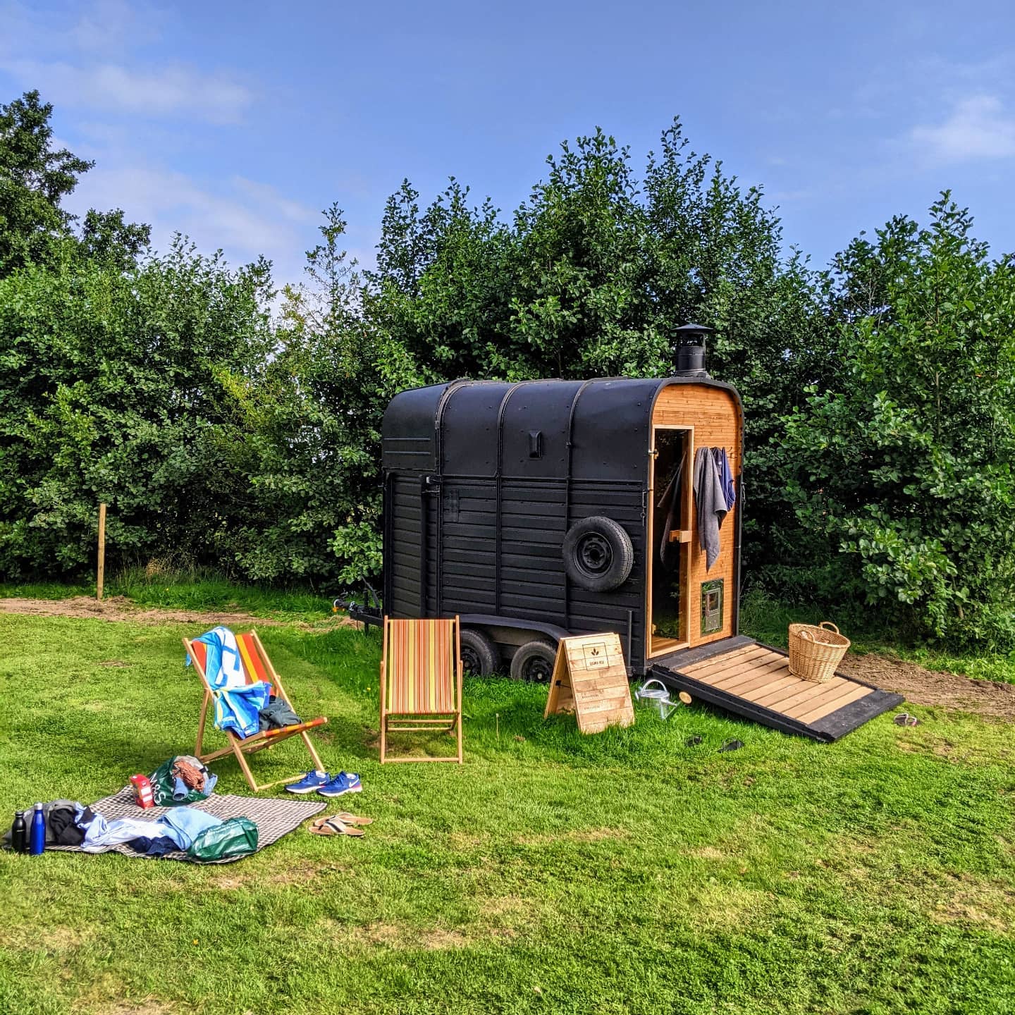 book a mobile sauna in uk