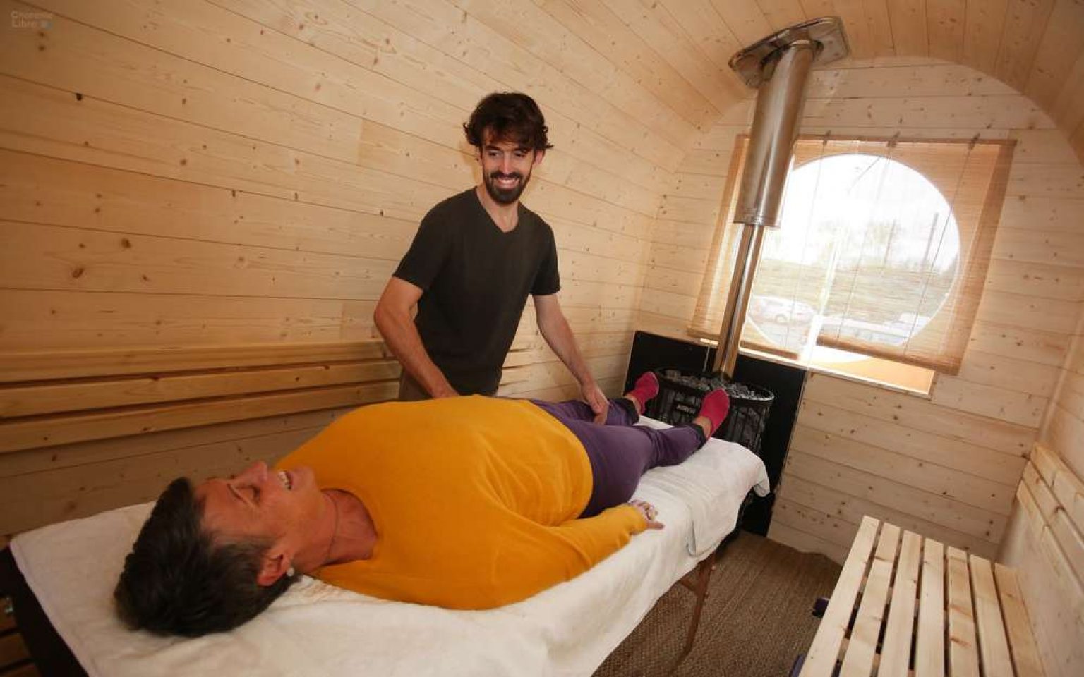 chamonix massage sauna rental